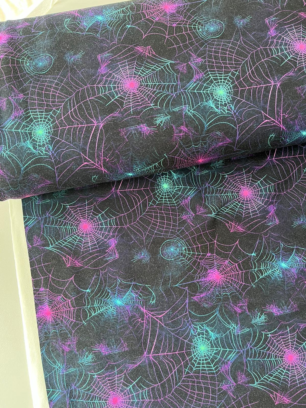 Pink Türkis Spinnennetz Halloween/ Juli Vorbestellung